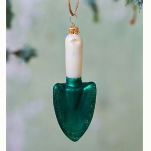 Anthropologie Trowel Glass ornament NWT